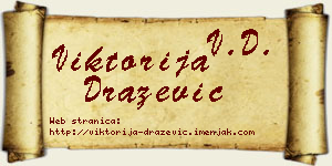 Viktorija Dražević vizit kartica